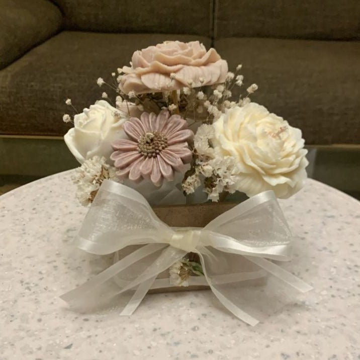 Vela Decorativa - Ramo de Flores