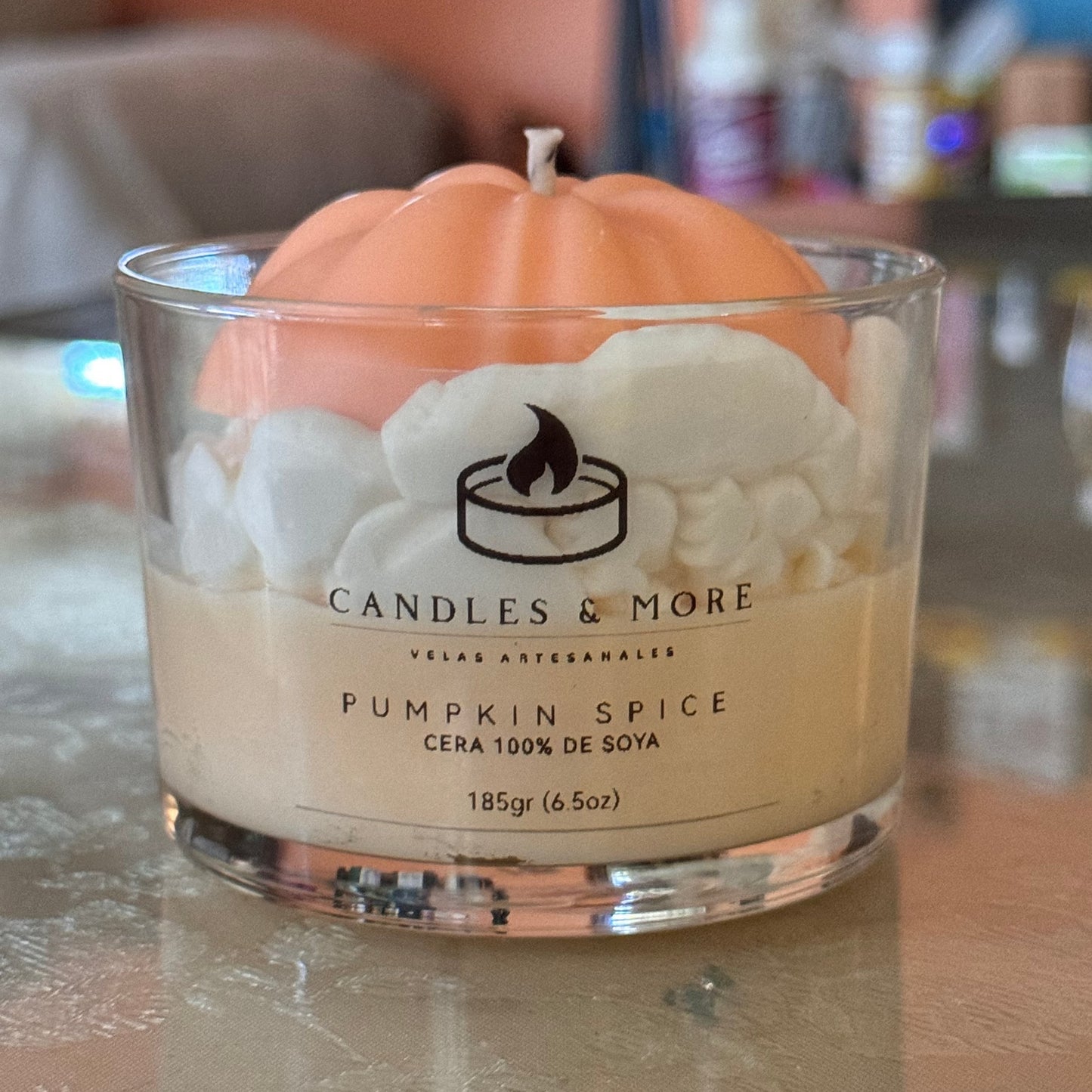 Vela Decorativa - Postre Pumpkin Spice