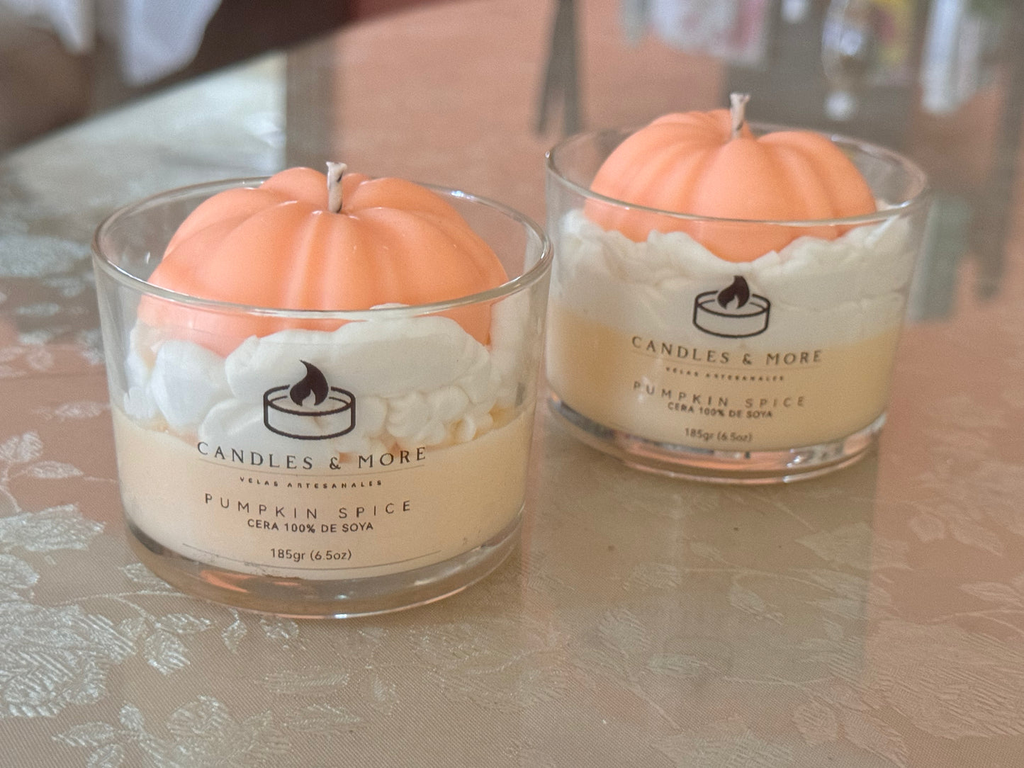 Vela Decorativa - Postre Pumpkin Spice