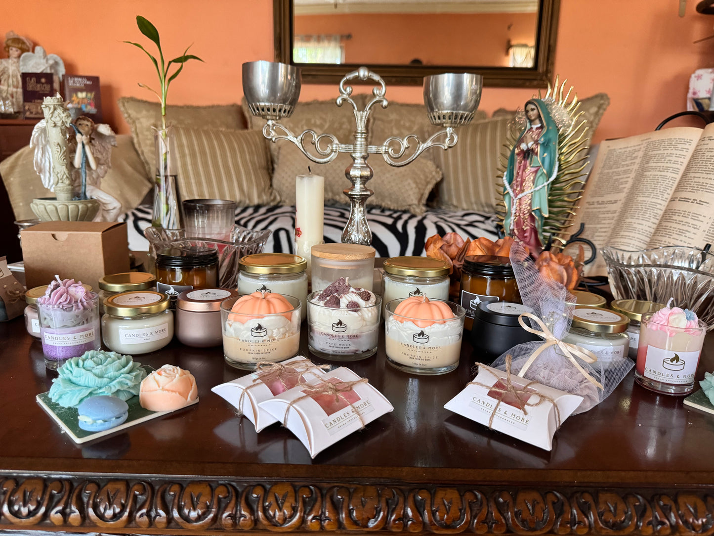 Vela Decorativa - Postre Pumpkin Spice