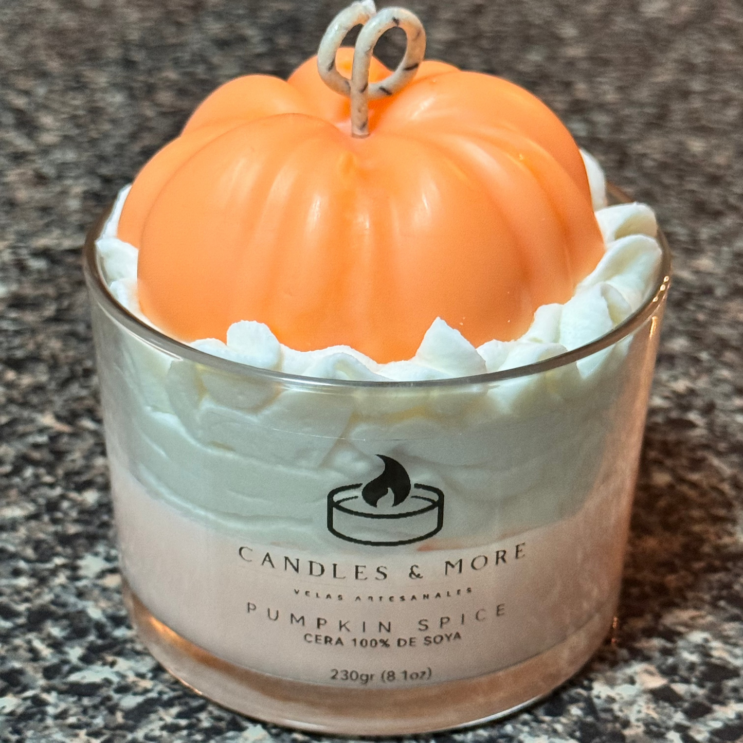 Vela Decorativa - Postre Pumpkin Spice