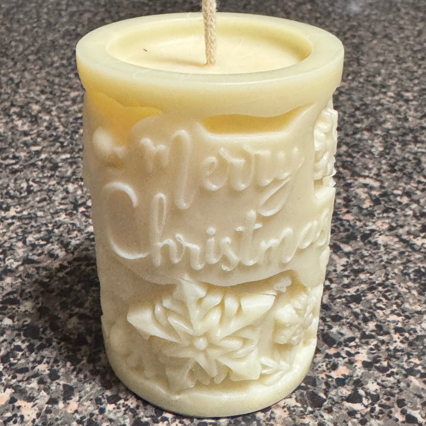 Vela Decorativa de Molde - Cirio Hojuela de Nieve