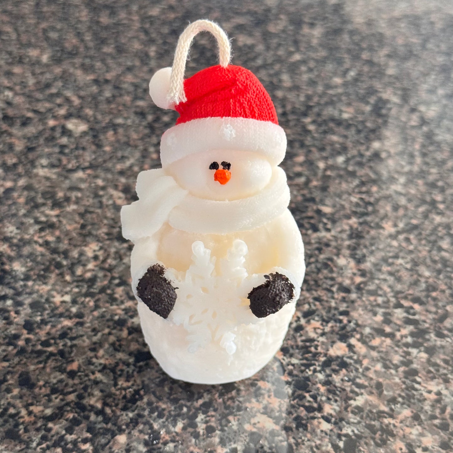 Vela Decorativa de Molde - Hombre de Nieve
