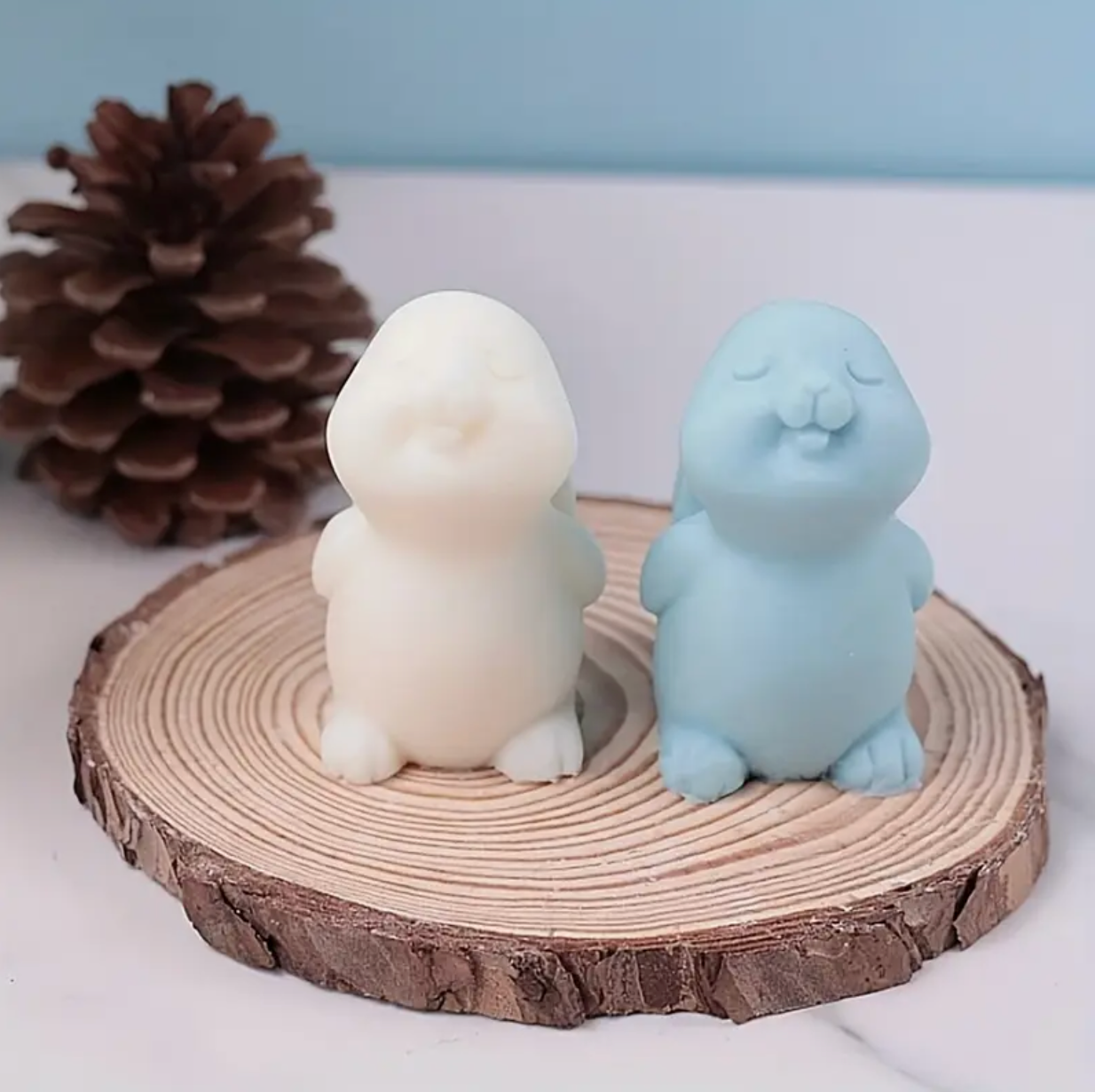 Vela Decorativa de Molde - Conejo Grande