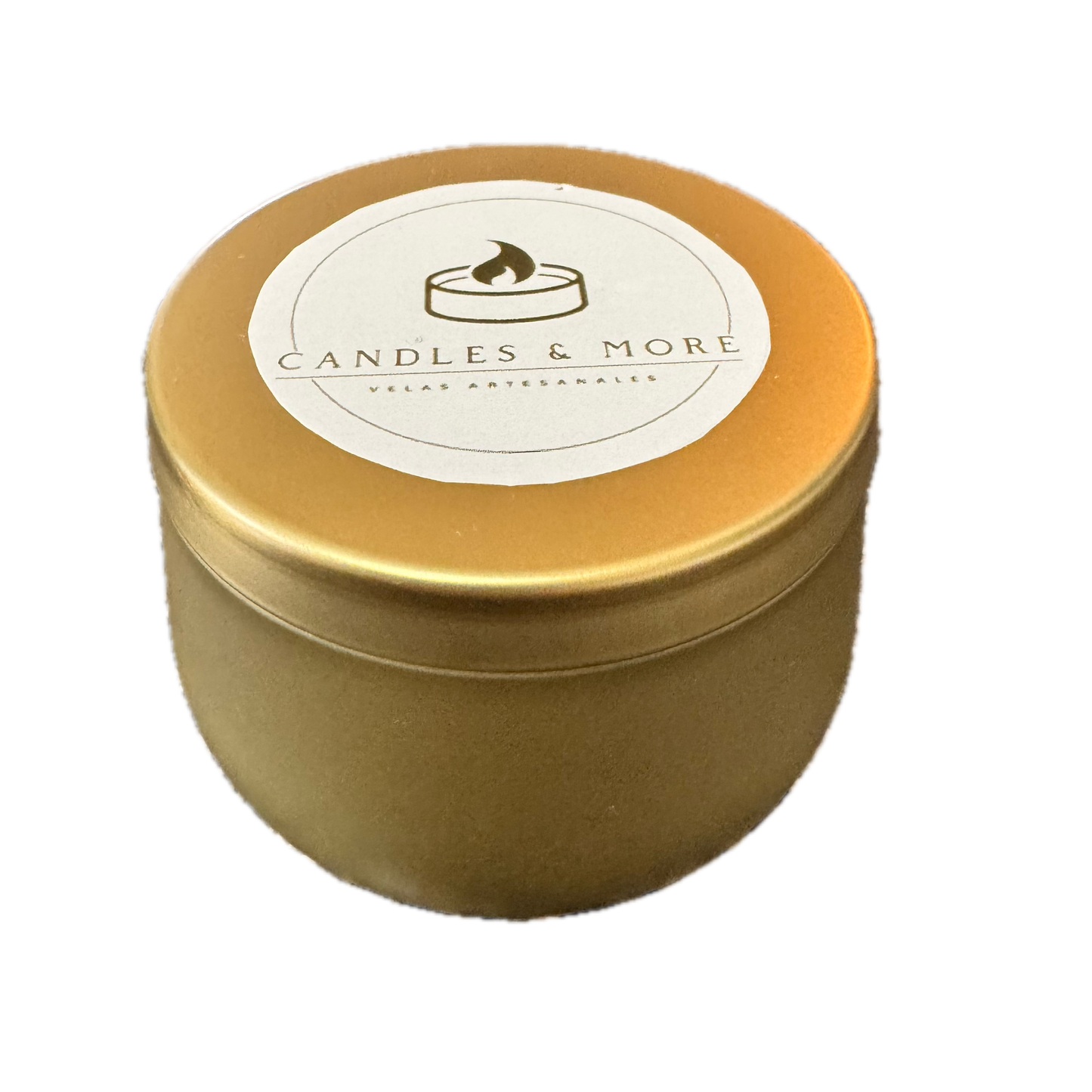 Vela en Aluminio 3.5oz/100gr - Dorada