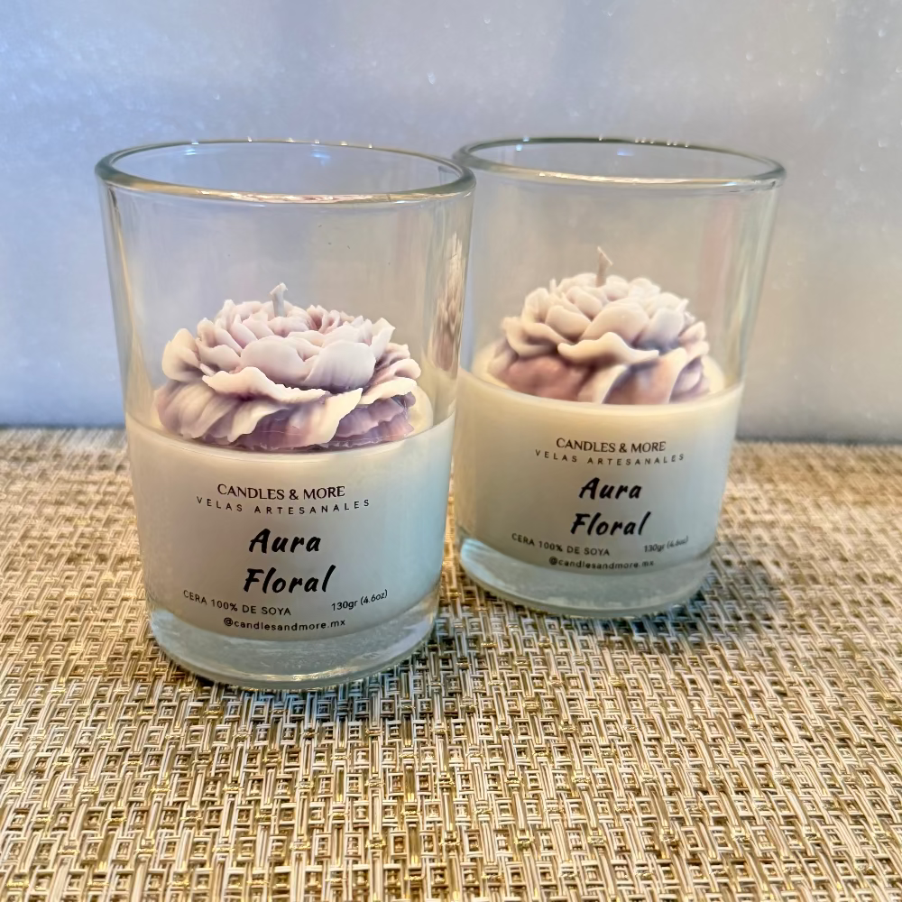 Vela Decorativa - Aura Floral