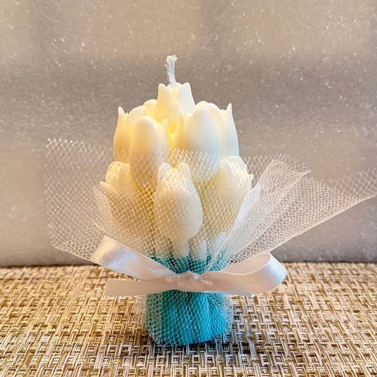 Vela Decorativa - Ramo de Tulipanes
