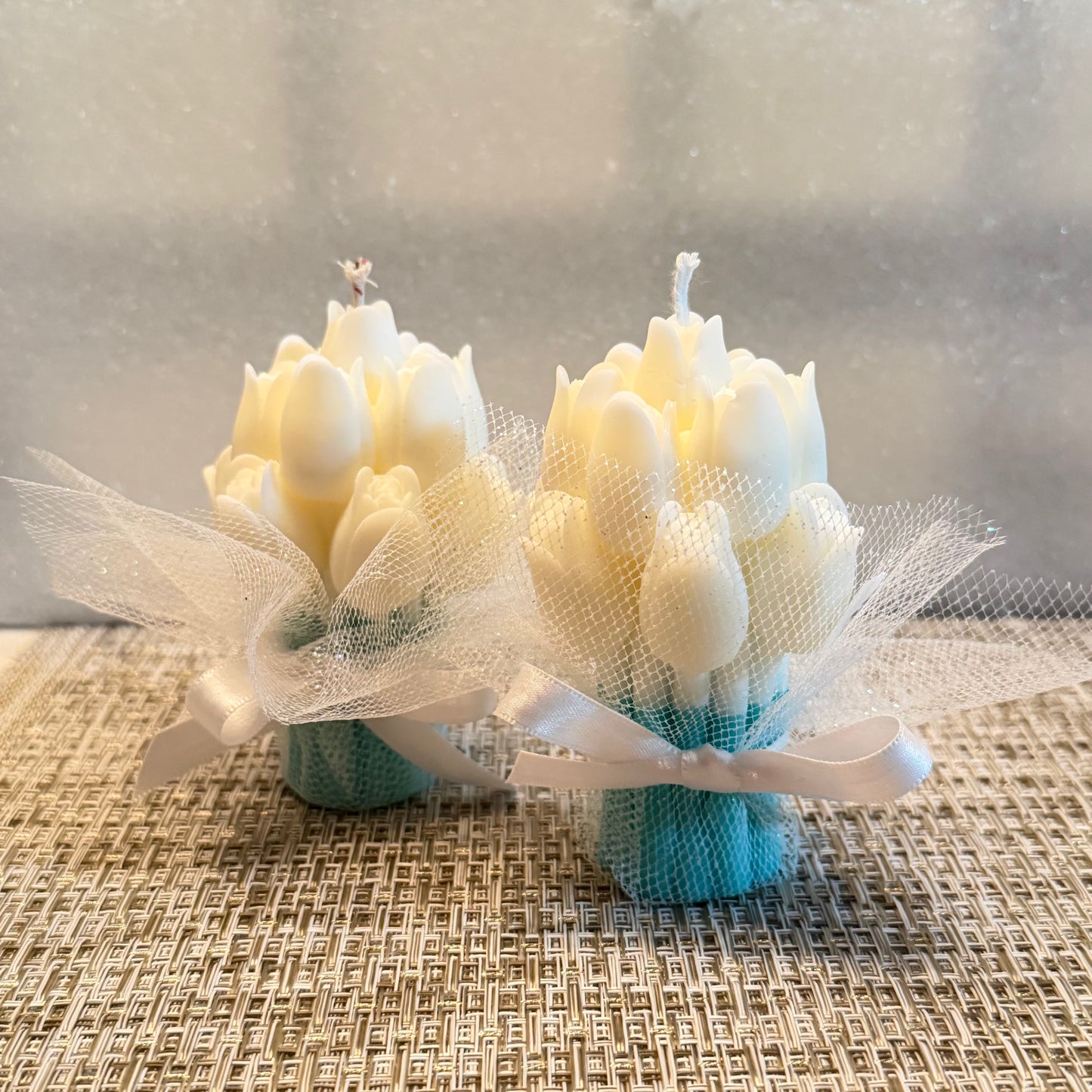 Vela Decorativa - Ramo de Tulipanes