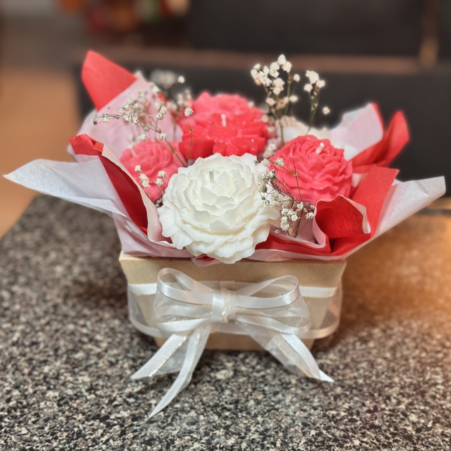 Vela Decorativa - Ramo de Flores
