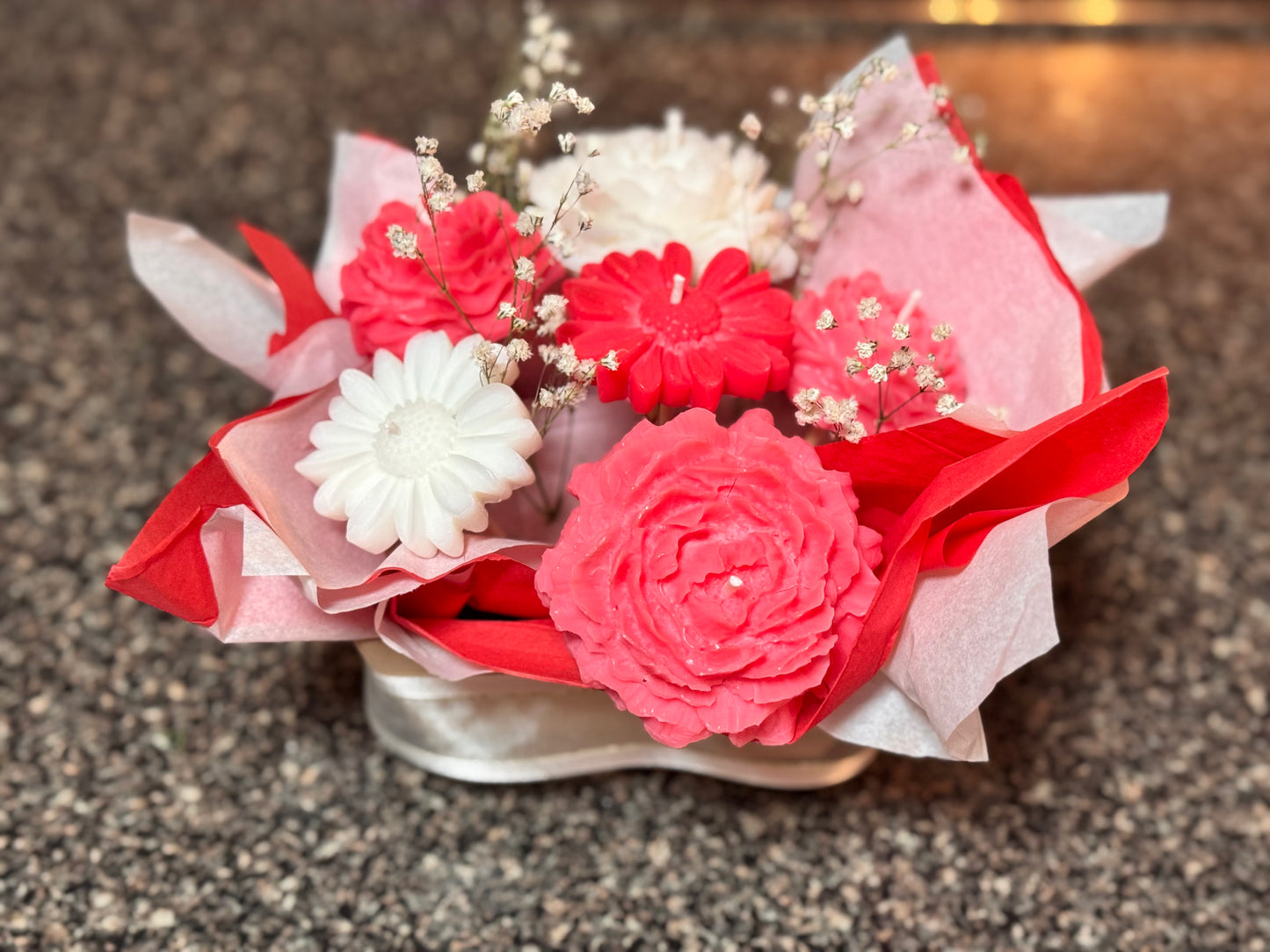 Vela Decorativa - Ramo de Flores