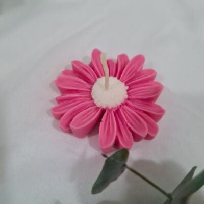 Vela Decorativa de Molde - Flor Margarita